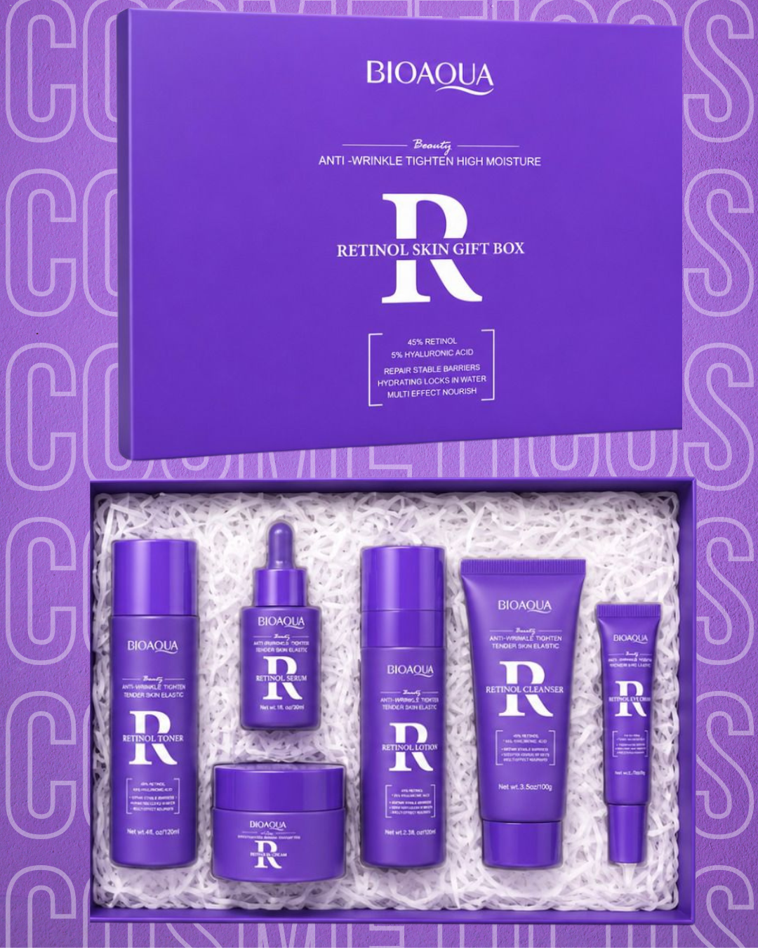 Kit Facial Bioaqua Retinol