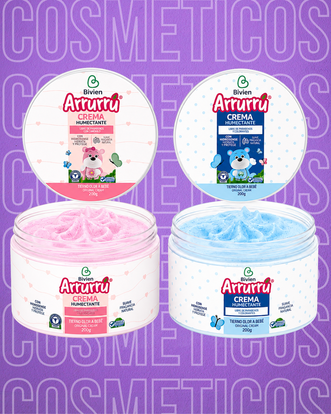Crema humectante con mantequilla arruru