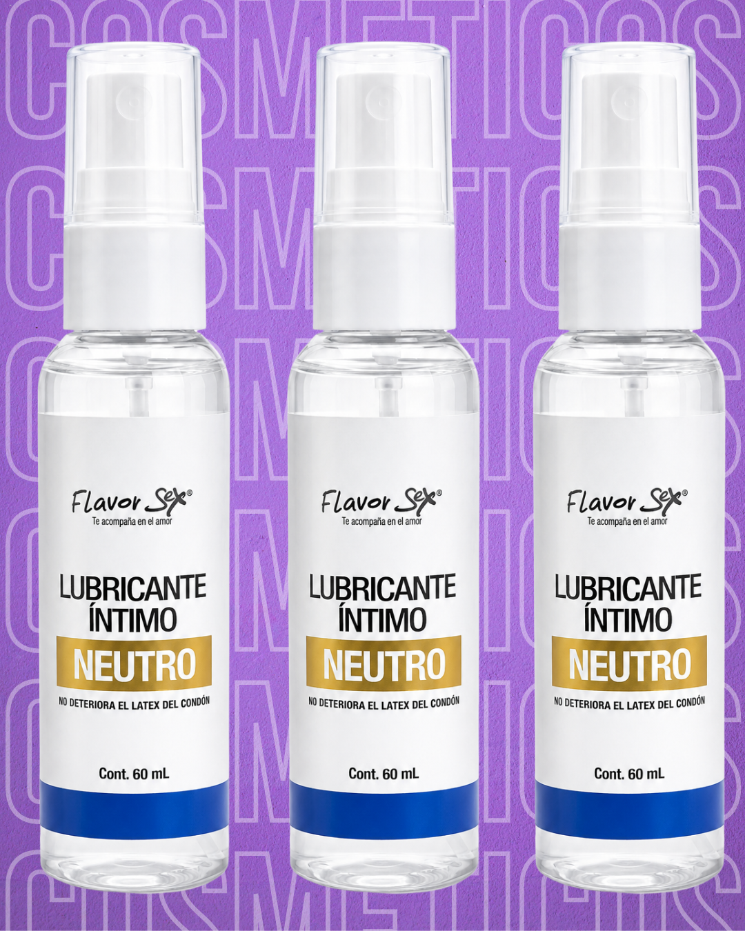 Lubricante neutro flavor sex 60ml