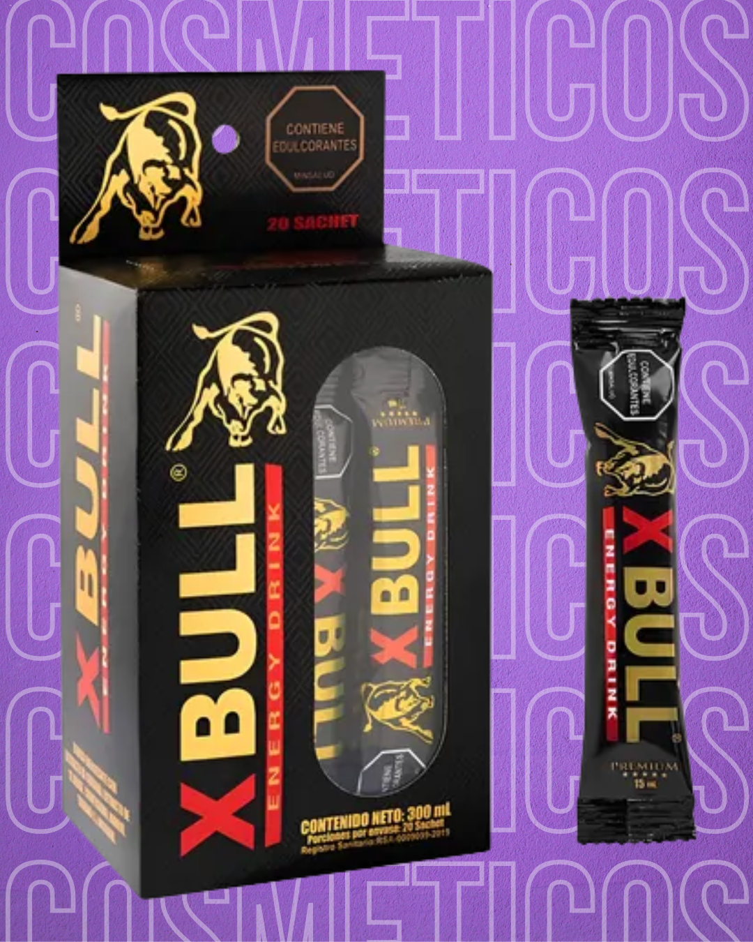 Potencializador masculino x bull drink caja x20