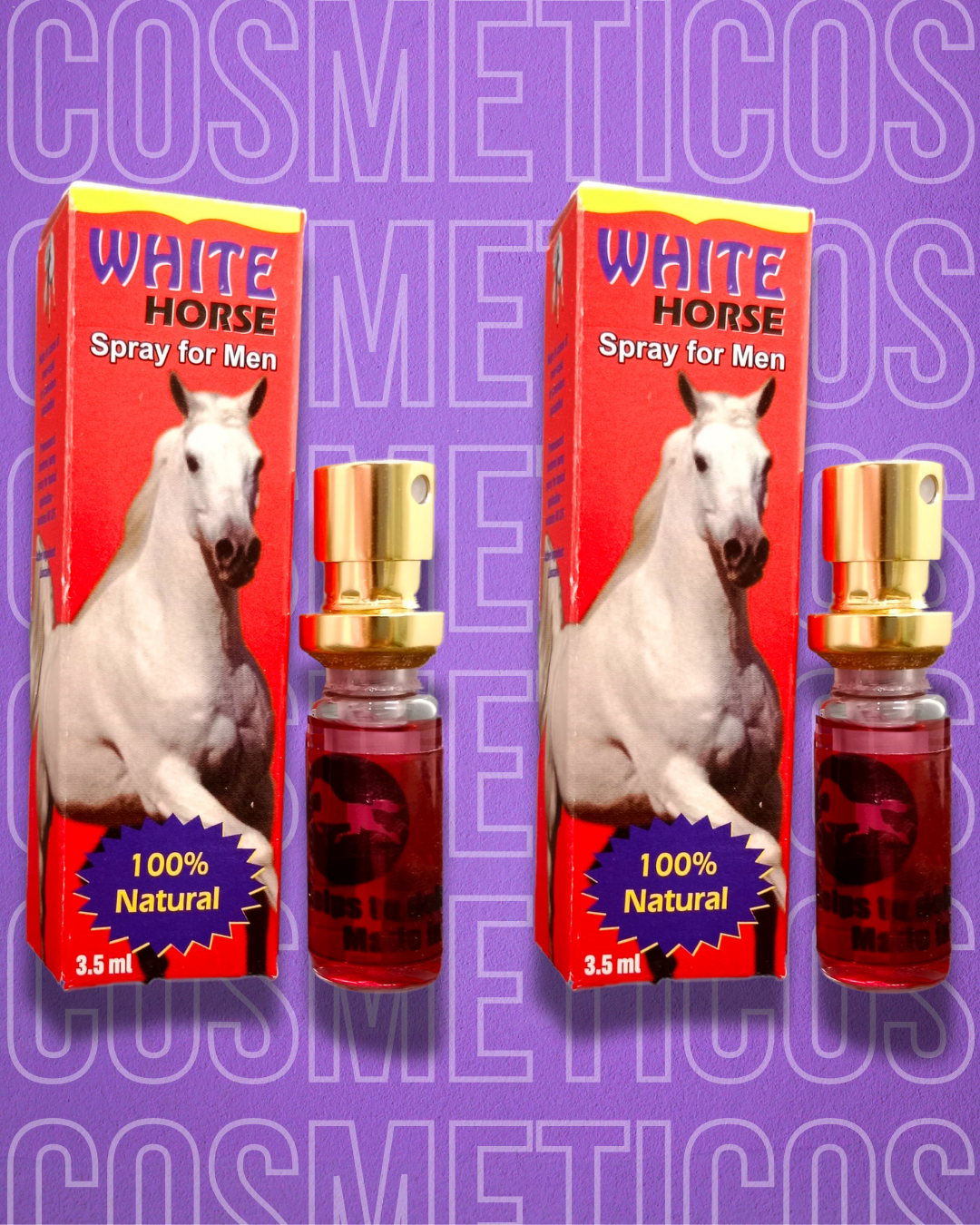 Retardante caballo blanco importado