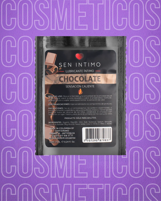 Lubricante caliente sachets sen