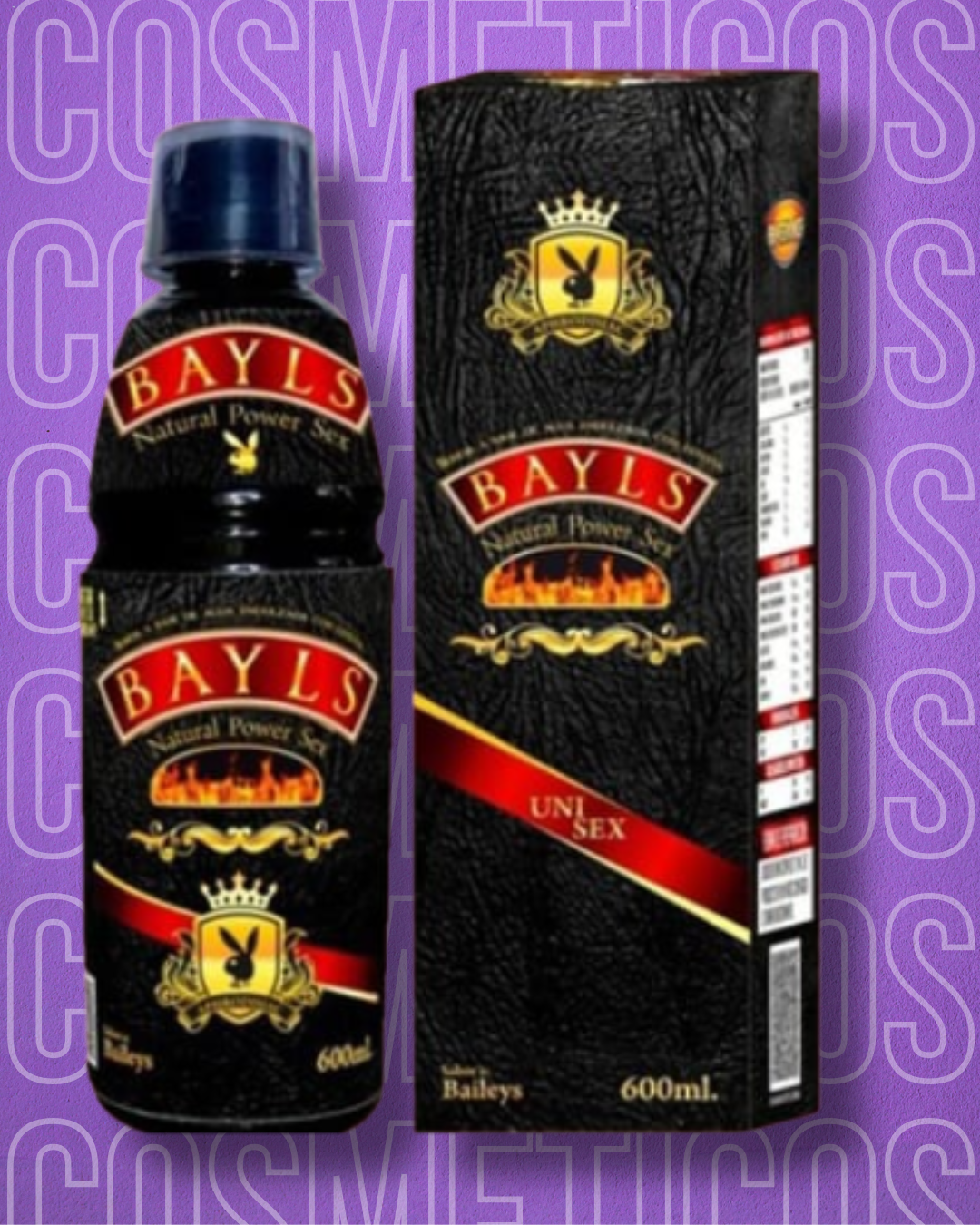 Potencializador unisex bayls 600ml