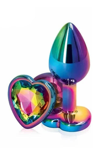 Plug joya corazon tornasol talla S