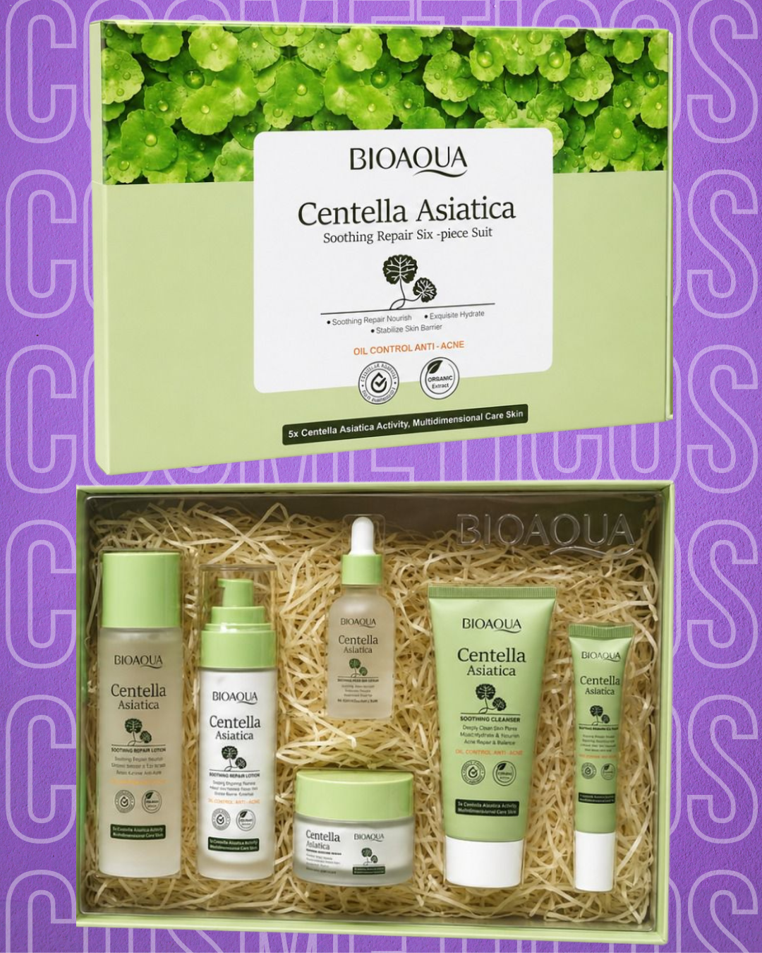 Kit Facial Bioaqua Centella Asiática