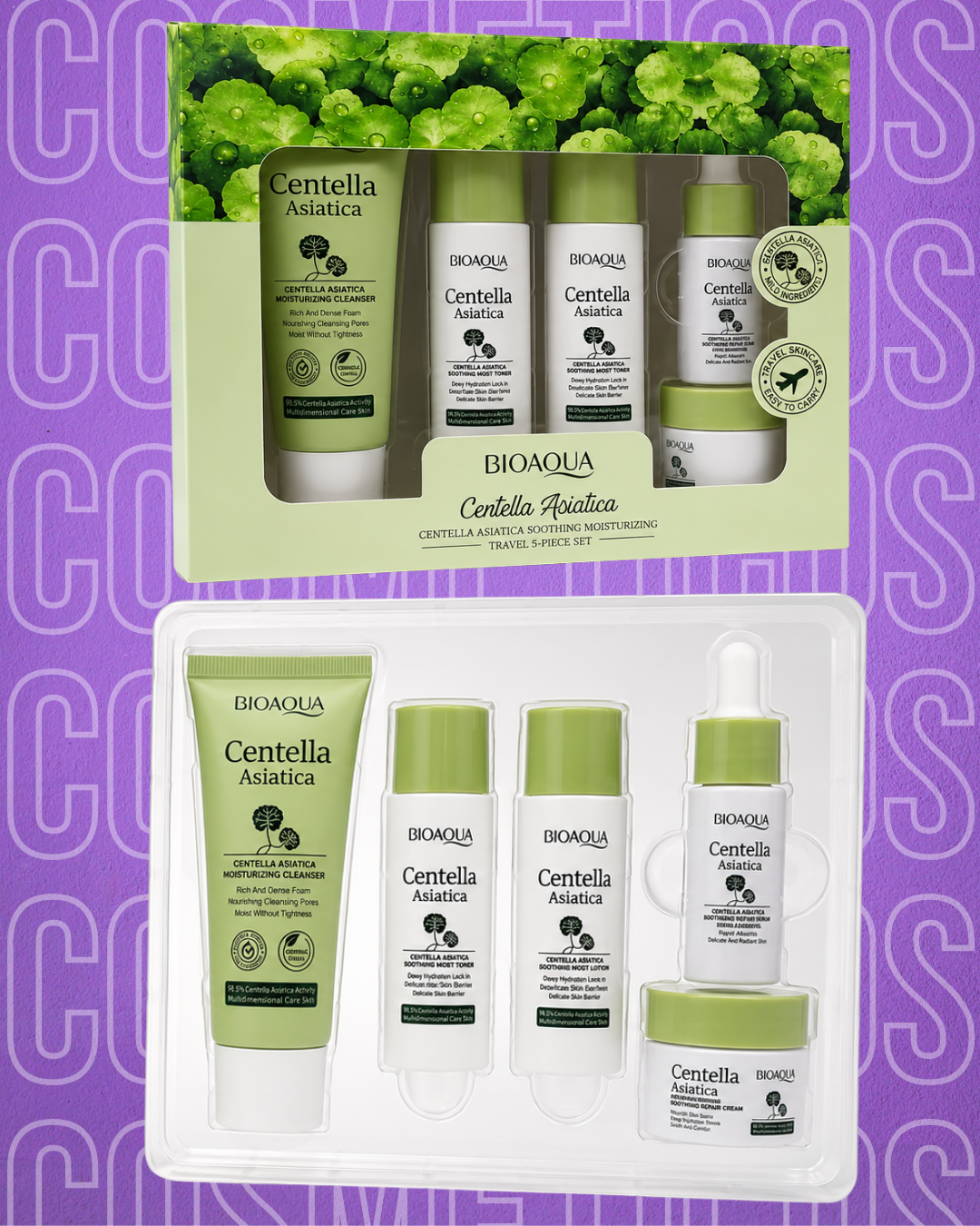 Kit Facial Bioaqua Centella Asiática pequeño