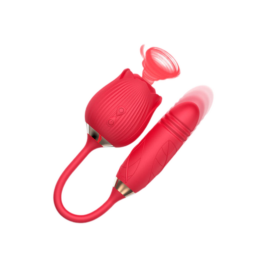 Vibrador rosa de ondas