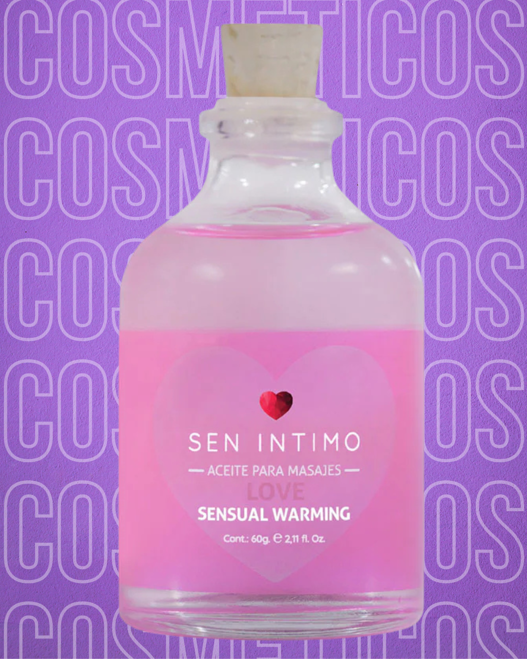 Aceite para masajes sen sensual warming