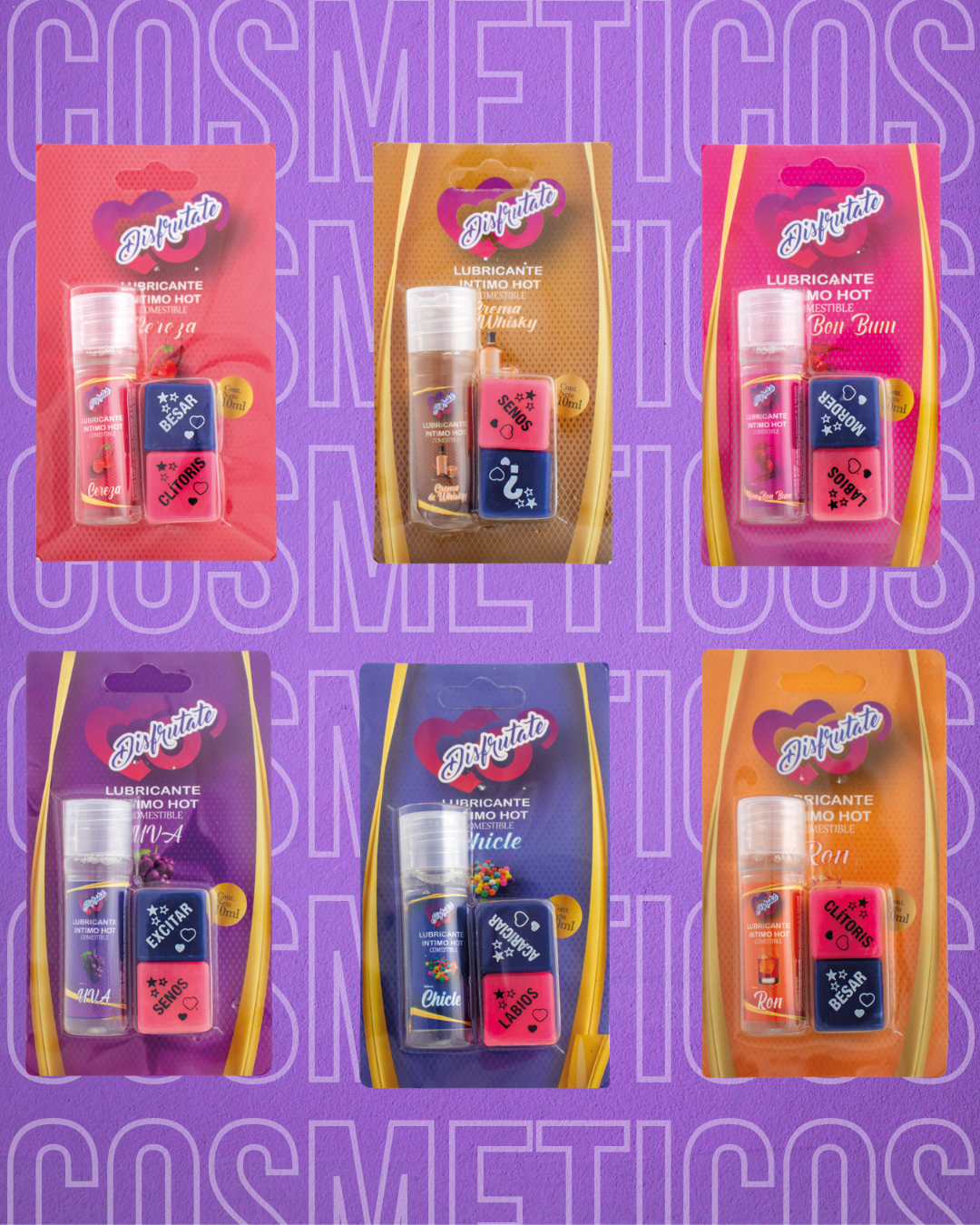 Lubricante caliente disfrútate con dados