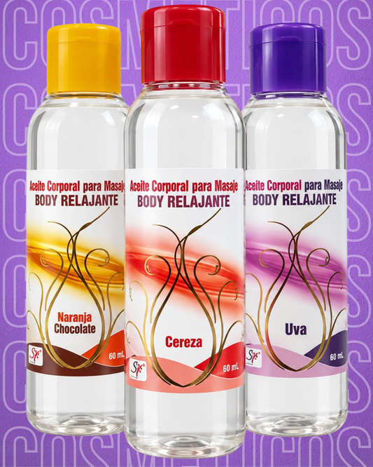 Aceite corporal para masajes flavor sex
