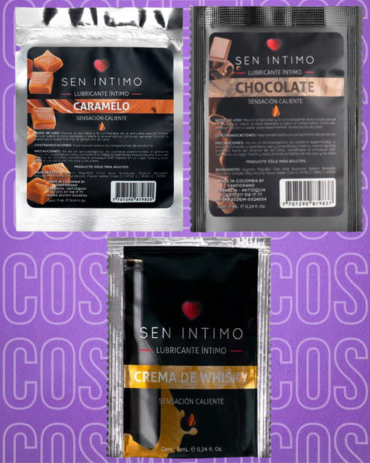Lubricante caliente sachets sen