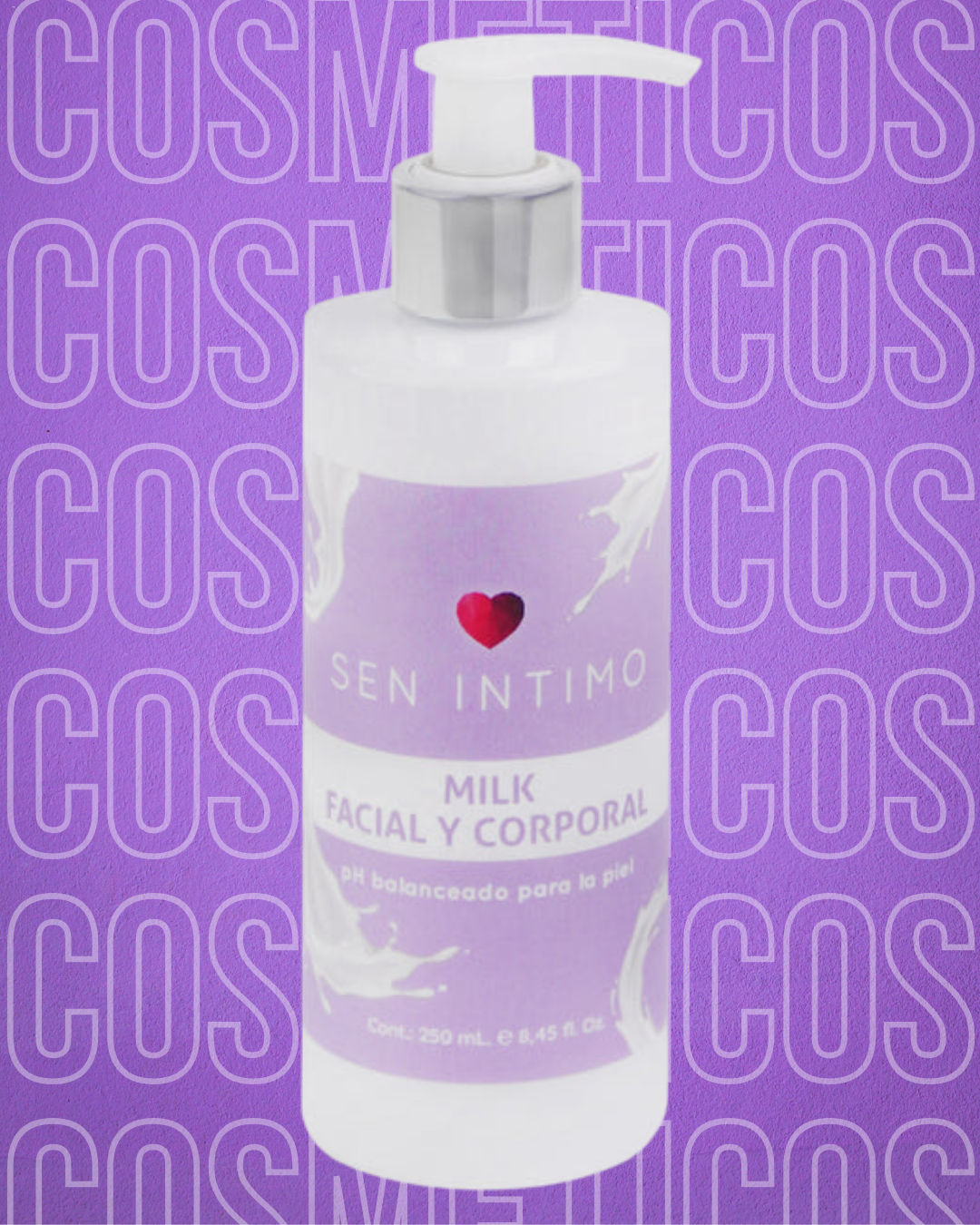 Lubricante milk facial y corporal 250ml