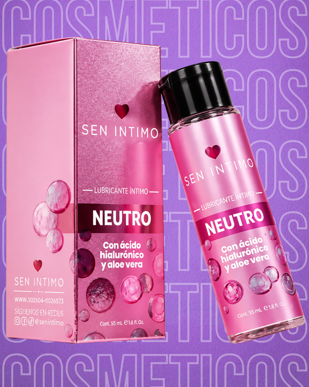 Lubricante con acido hialuronico sen