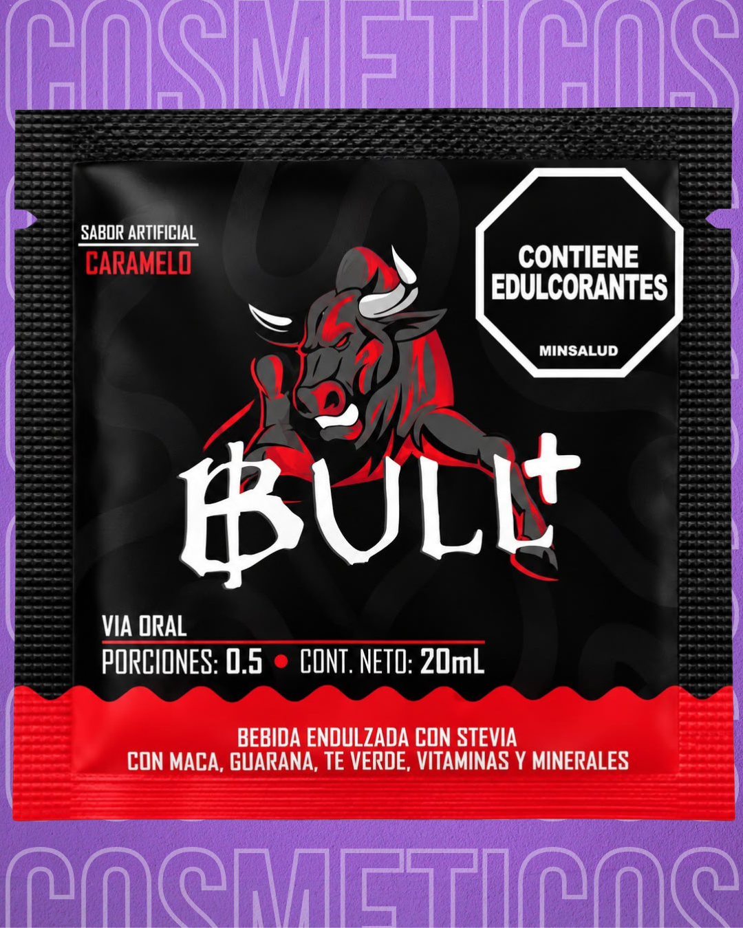 Potenciador Bull energy sachet 20ml