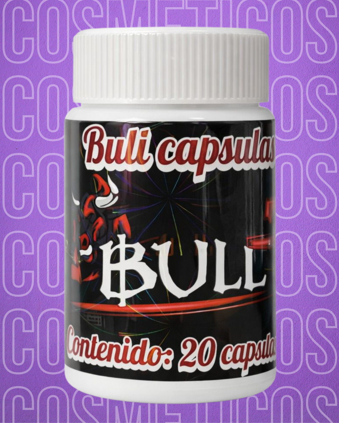Potencializador cápsula bull 20 unidades