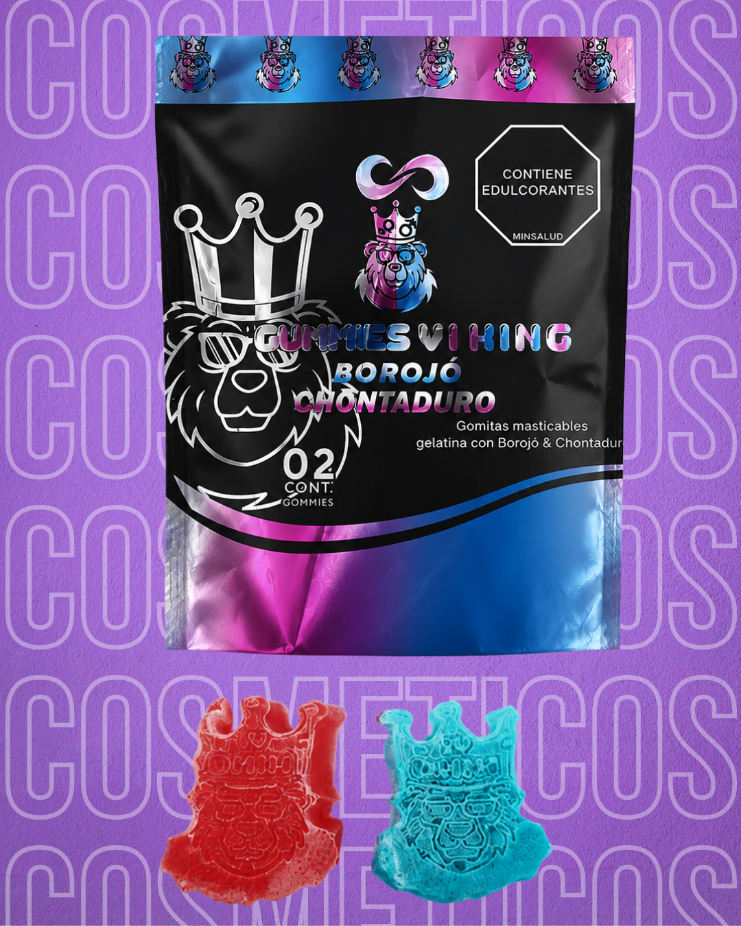 Gomas potenciadoras gummies vi king