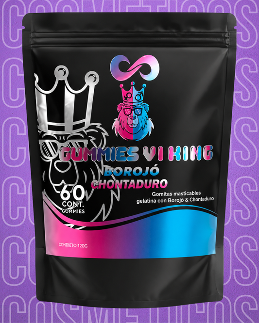 Bolsa x60 Gomas potenciadoras gummies vi king