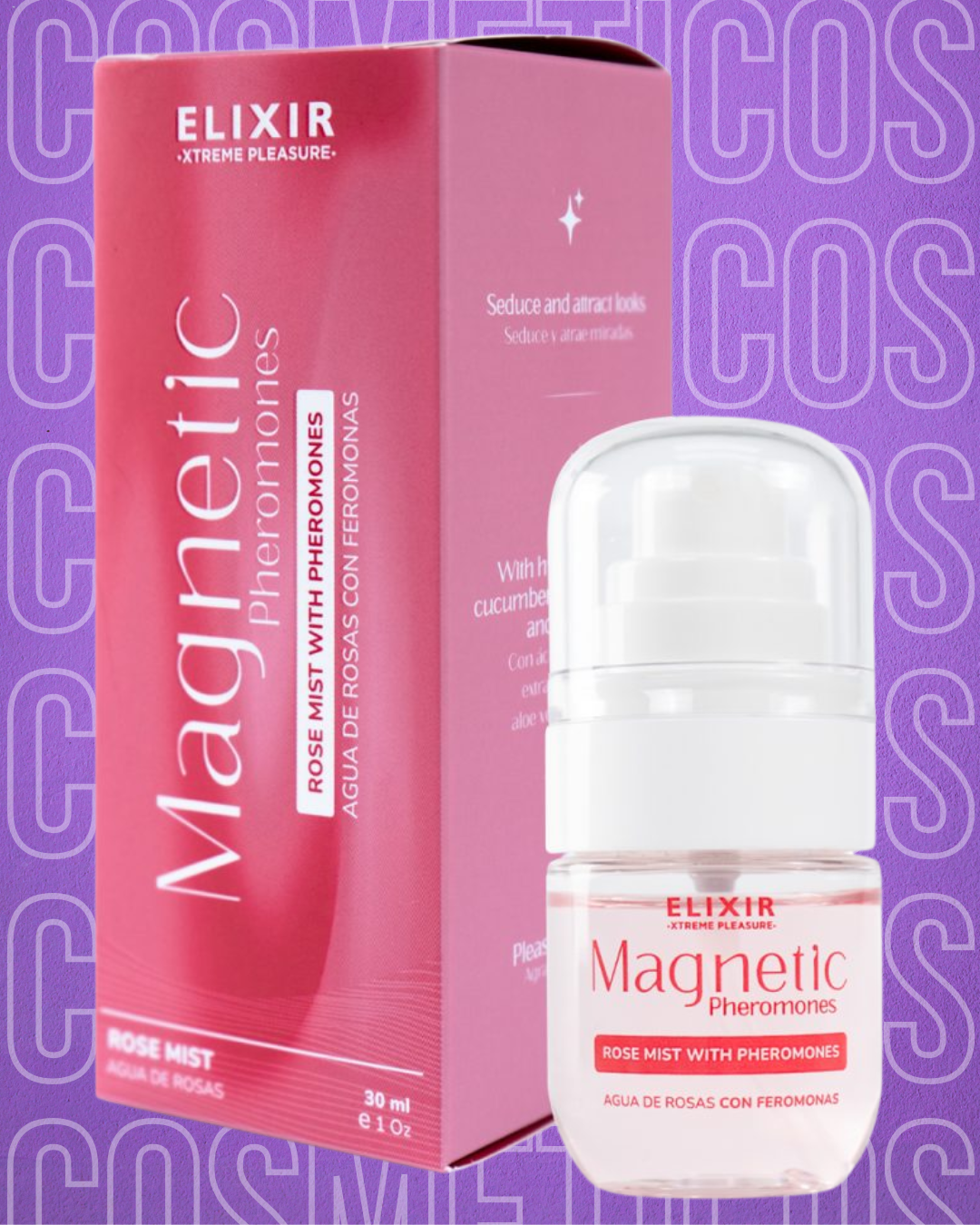 Agua de rosa magnetic