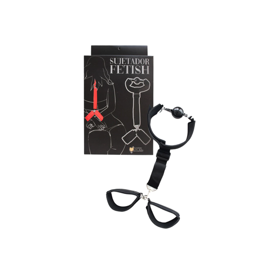 sujetador fetish con mordaza